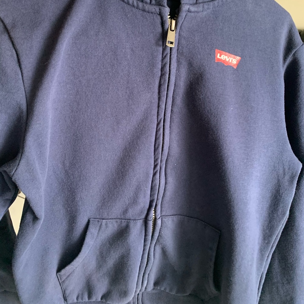 Boys size large Levi’s navy jacket